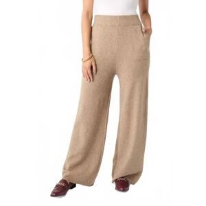 NEW COCO + CARMEN heavenly luxe wide leg pants in beige heather
